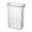 D, variant on Needhep Clear Stackable Organizer Plastic Storage Bin New Upgrade Cloth Storage Bins for Organizing, Plastic Cube Storage Bins, Garage Storage Containers, And Handles ()