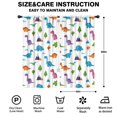thumbnail image 2 of Blackout Kids Curtains,White Dinosaurs Landscapes Pattern Childrens Insulated Curtains Set Of 2,Bedroom Essentials,Toddler Room Decor 42"x84", 2 of 5