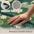 thumbnail image 6 of ODIKA 9'x12' Washable Area Rug Non-Slip, Chair-Friendly Koi Pond Fish Plant Cartoon Butter Cubicle Bug Woodland Golf Flowing Dynamic for Dining Room, Basement, Large Office, 6 of 7