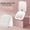 Only 15 Left Elegant White, variant on Compact Mirror with 3 Color LED Lights, Rechargeable, dimmable, Memory, 1X/10X Travel Mirror, Ultra Slim Pocket Mirror, Small Lighted Makeup Mirror for Purse, Ideal Gift for Women
