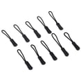 thumbnail image 4 of Ymiko 10x Zipper Pulls Ropes Pullers Broken Zip Cord End Lock Clip Buckle For Bag EDC, 4 of 5