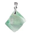 thumbnail image 6 of Rushawy 2x Fluorite Crystal Pendant Necklace Bracelet Octahedron Shape DIY Jewelry Crafts, 6 of 8