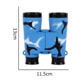 thumbnail image 3 of Binoculares para niños con mejor campo de visión y aumento de 6x para observación de aves. Camuflaje azul, 3 of 7