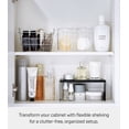 thumbnail image 6 of Yamazaki Home Medicine Cabinet Riser [Set of 2], Black, Steel, Supports 4.4 pounds, 6 of 7