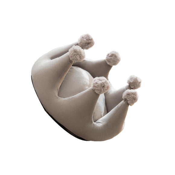 Ruiboury Lit pour Chat Lavable Auto-Chauffant Nid de Chat pour Chiot Chaton Gris