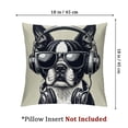 thumbnail image 4 of Pillowcases Funny Animal Painting Pillow Case Decorative Throw Pillow Cover for Home Sofa Office, 4 of 7