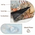 thumbnail image 6 of 6'x9' Area Rugs, Blue Beach Coastal Indoor Outdoor Area Rug for Living Room Bedroom, Beach Coral Shell Nautical Lobster Washable Bathroom Rugs Kitchen Floor Carpet Mats Home Decor Aesthetic, 6 of 8