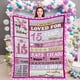 thumbnail image 1 of LHSHID 16 Year Old Girl Gifts for Birthday Blanket 16th Birthday Gifts for Teen Girls Blankets for Daughter Niece Quinceanera Gifts Blanket 16th Birthday Decorations for Girls 50x60in, 1 of 6