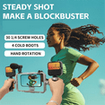 thumbnail image 4 of Handheld Stabilizer Video Stabilizer with Dual Handle Wireless Mic Clip Slot,1 * Frame 2 * Handles, 4 of 6