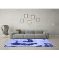 thumbnail image 3 of Ahgly Company Machine Washable Indoor Rectangle Oriental Blue Modern Area Rugs, 8' x 12', 3 of 4