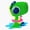 1pcs, variant on Swimming Dino Cute Cartoon Dinosaur Pool Float Character Sticker