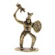 thumbnail image 3 of Estatua de soldado de latón pequeño, figura de guerrero en miniatura de mesa, modelo de personas pequeñas con escudo, 3 of 8