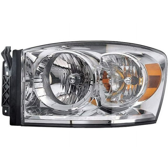 Left Driver Side Headlight Assembly - Compatible with 2007 - 2009 Dodge Ram 2500 2008
