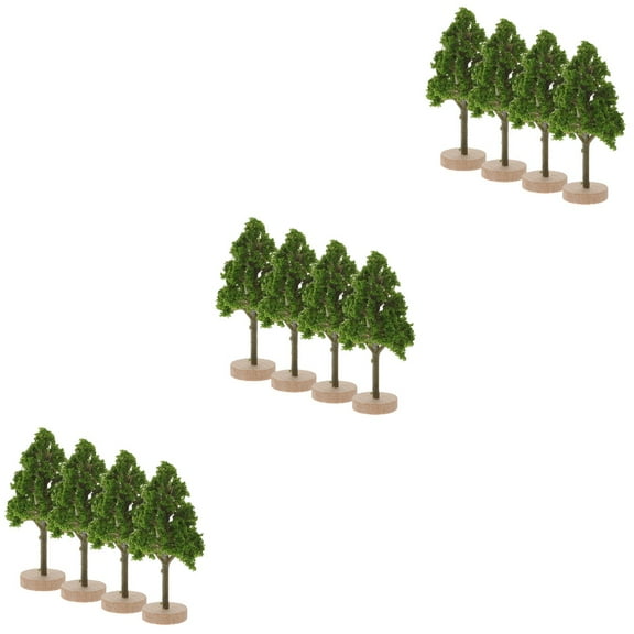 3 Count Mini Trees Toy Outdoors Simulated Street Child