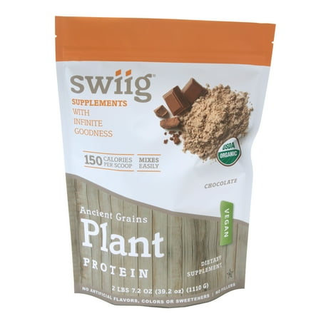 swiig Organic Chocolate Ancient Grains Plant Protein