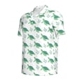 thumbnail image 2 of Balery Turtle Printed Men’s Short Sleeve Polo Shirt, Midweight Men's Shirt,Golf Polo shirts -, 2 of 9