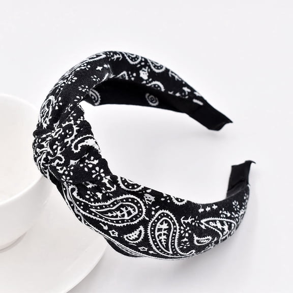 Wide Headbands Knot Turban Headband Elastic Hair Band Stylish Hair Accessories for Women and Girls
