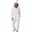 White, variant on LEKWK Halloween Onesie Adult Funny Zip Up Cute Hooded Jumpsuit Fleece Soft Flannel Lounge Sleepwear for Cosplay Theme Party Dress Up Set