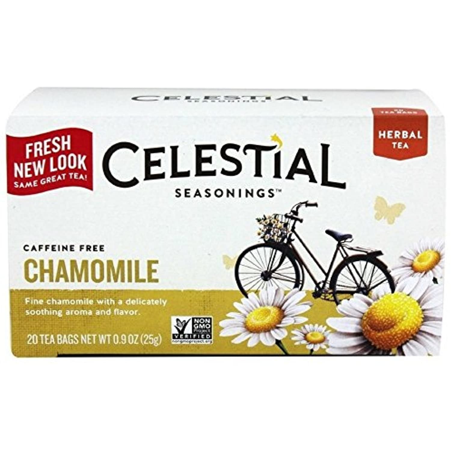 Celestial Seasonings Natural Herbal Tea, Chamomile 20 Ea (Pack Of 5