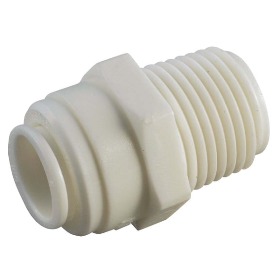 Anderson Metals Corp. Plastic Push-In Connector - Male Push Connector - 5/8 In. x 1/2 In. MPT