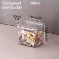 thumbnail image 2 of SDNall Large Airtight Food Storage Containers for Kitchen, Cereal and Dry Food Storage, Stackable Space-Saving Transparent Plastic Container with Wide Mouth, 2 of 3
