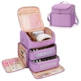 thumbnail image 1 of Funda organizadora de esmaltes de uñas CUBETASTIC extra grande, color morado, 1 of 9