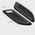 thumbnail image 4 of Universal Carbon Car Hood Air Flow Intake Vent Scoop Bonnet Vent Cover Decorate, 4 of 6
