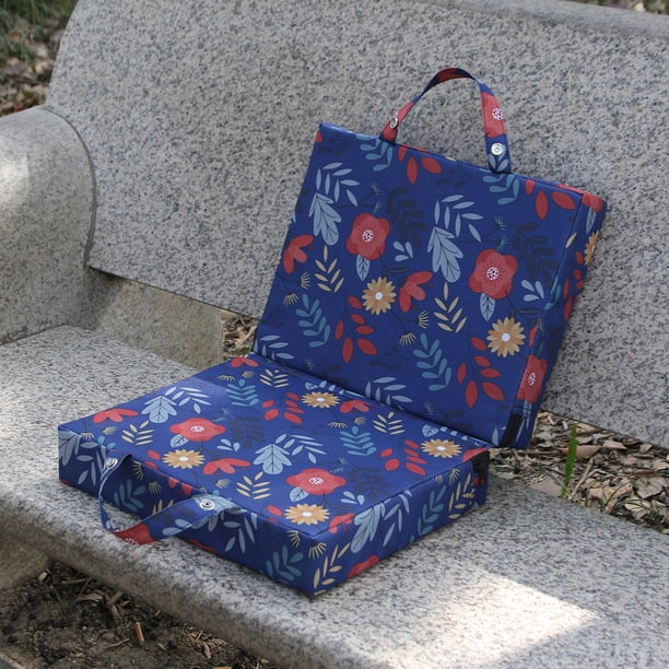 Rodillera de jardín, al aire libre, portátil, , suave, plegable, gruesa, impermeable, interior, ligera, cojín para yoga, picnic, ejercicio, , azul Soledad Almohadilla para arrodillarse