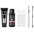thumbnail image 1 of Kit Completo para Uñas con Gel de Construcción Rápida BEMT22 – Incluye Gel de 15g, Solución Deslizante de 30ml, 100 Moldes, Lima Doble y Cepillo – Ideal para Extensiones de Uñas Profesionales, 1 of 6
