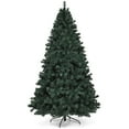 thumbnail image 1 of Patiojoy 7.5' Pre-Lit Artificial Christmas Tree Hinged Branches w/ 550 Multicolor LED Lights, 1 of 10