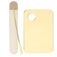 thumbnail image 1 of Paleta de Maquillaje Cosmético Acrílico Unique Bargains Tono Dorado, 1 of 1