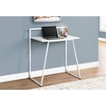 thumbnail image 2 of Atlin Designs 32" Mid-Century Engineered Wood Writing Desk in White, 2 of 5