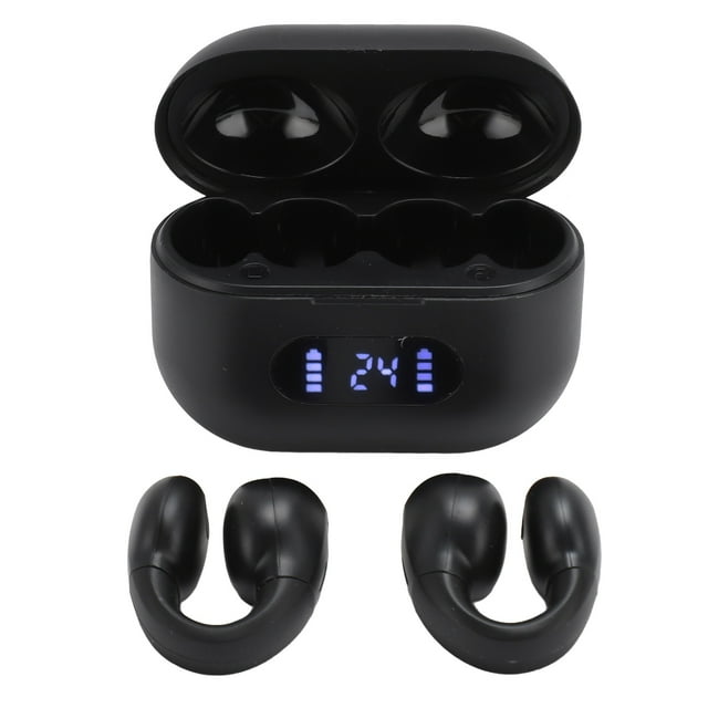 Écouteurs Ouverts, Faible Latence Réduction de Bruit Écouteurs à Clip Ergonomiques pour Vélo