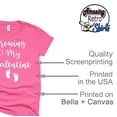 thumbnail image 4 of Growing My Valentine Valentines Day Pregnant Pregnancy Announcement Shirt (Dark Pink, Large), 4 of 5