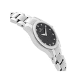 thumbnail image 5 of Movado Masino 26mm Steel Black Diamond Dial Quartz Ladies Watch 0606186, 5 of 8