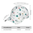 thumbnail image 2 of Salouo Cartoon House Car Print Unisex Sports Hat, Adjustable Golf Dad Hat Outdoor Cap Mountain Dad Hat Adjustable Fit Baseball Cap for Men and Women, 2 of 6