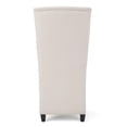 thumbnail image 4 of Noble House Ivette Contemporary Fabric Dining Chair, Beige, Matte Black, 4 of 13