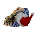 thumbnail image 5 of Kurt Adler 10.5-Inch Fabriché Beach Santa With Lighted Sign, 5 of 8