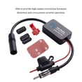 thumbnail image 2 of Car FM & AM Radio Antenna Signal Enhancer Amplifier Aerial Signal Amp Booster 12V Automotive Accessory, 2 of 9