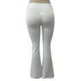 thumbnail image 5 of Basic Editions Women Solid Mid Harem Full Slim-Leg Pants, 5 of 5