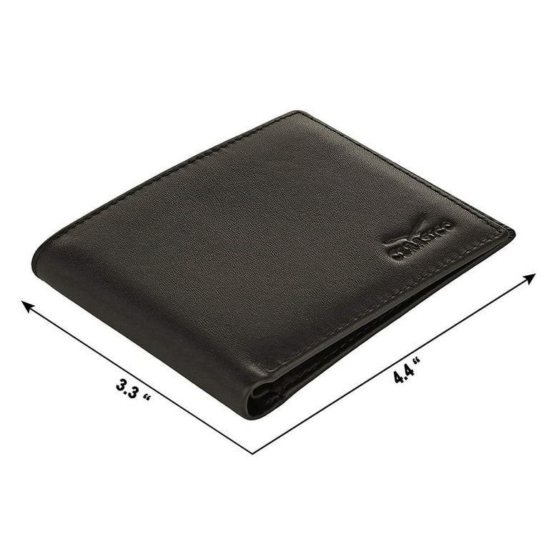 Slim Bifold Wallet for Men Genuine Leather RFID Blocking Packed in Stylish Gift