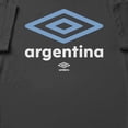 thumbnail image 2 of Umbro Mens Argentina Diamond Logo T Shirt (Black, S-XXXL), 2 of 4