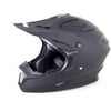 Cyclone ATV MX Motocross Dirt Bike Off-Road Helmet DOT/ECE Approved- Matte Black