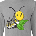 thumbnail image 4 of Inktastic Monarch Butterfly Caterpillar Cute Baby Insect Long Sleeve T-Shirt, 4 of 5