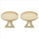 thumbnail image 1 of 2X Mesa Auxiliar Redonda Plegable de Madera con Clip para Sofá, Brazo para Sofá, Mesa con Reposabrazos para Comer/Bebidas/Aperitivos/Control Remoto/Control, 1 of 5