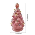 thumbnail image 3 of Easter Decorations Easter Christmas Tree Shaped LED Resin Ornament with Colorful Lights Christmas Tree Window Decor Spring Holiday Decor Home Decor Collection, 3 of 6