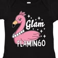 thumbnail image 4 of Inktastic Glam Pink Flamingo with Pearls Girls Baby Bodysuit, 4 of 5
