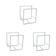 thumbnail image 2 of Naiovety Organizador de platos fácil de montar, estante de cocina multifuncional y apilable, estante de Metal duradero, organizador de platos, Type1 NO1, 2 of 6
