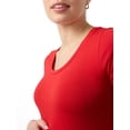 thumbnail image 4 of Ingrid & Isabel For Every Belly Women's Maternity Short Sleeve Fitted Scoop Tee, Sizes S-XXL, 4 of 11