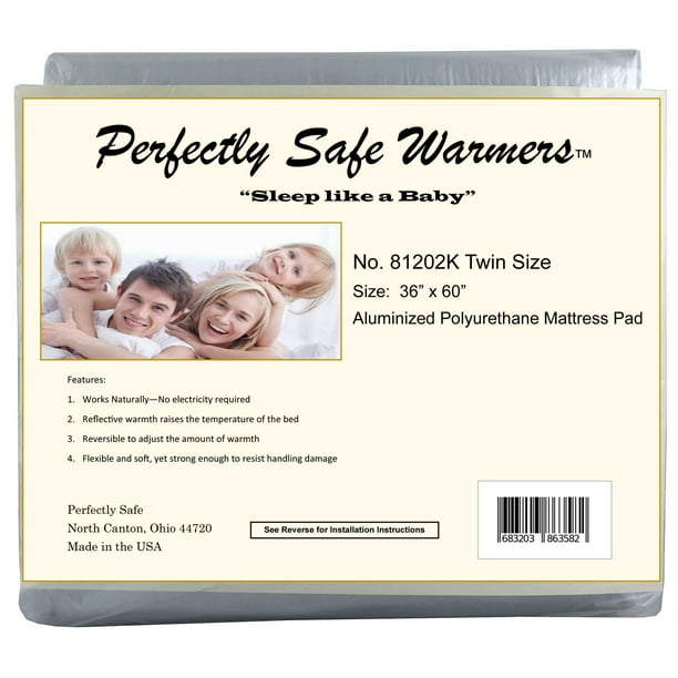 Body Heat Activated Crib, Twin, Full, Queen or King Size Bed Warmer